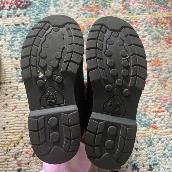 Timberland Unisex-Child Euro Hiker Shell Toe Fashion Boot Wheat Nubuck size 1 - Picture 5 of 7